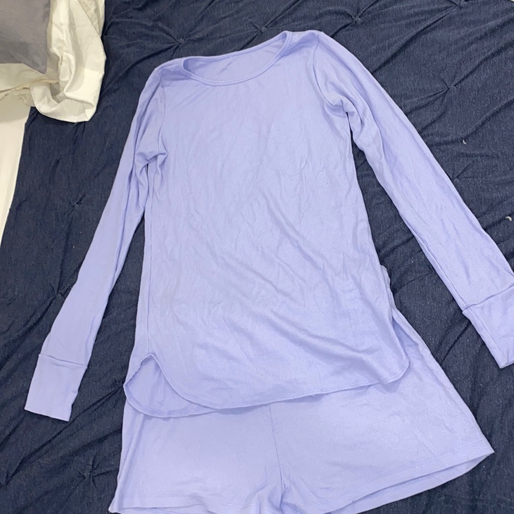 Hanky pinky ribbed pajama set